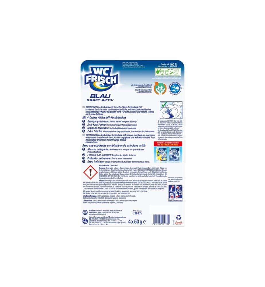 WC Frisch - Nettoyant pour WC Bleu Océan 4