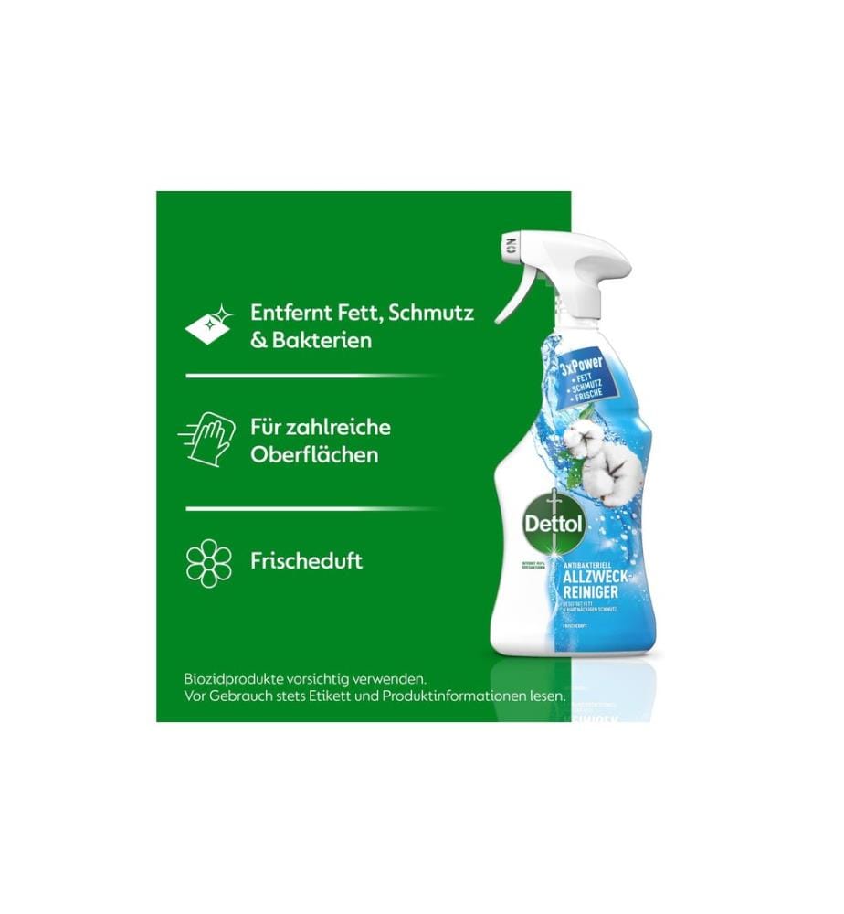 DETTOL - Nettoyant tout usage Parfum de fraîcheur 750 ml
