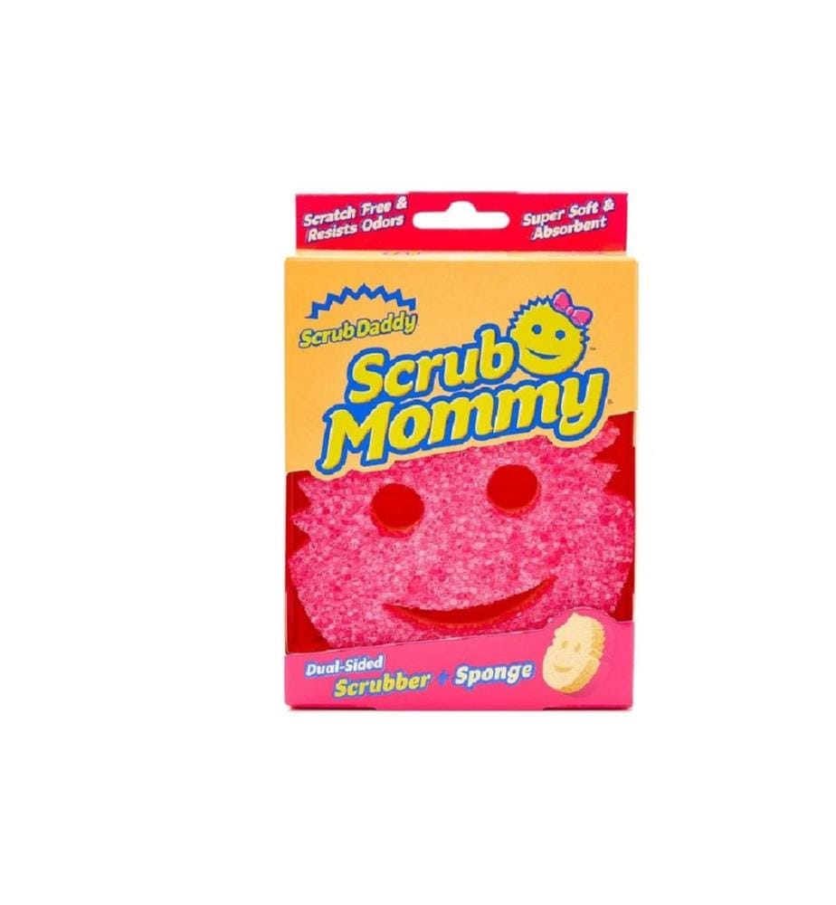 SCRUB DADDY - Scrub Mommy Éponge de nettoyage originale 1 pièce, rose