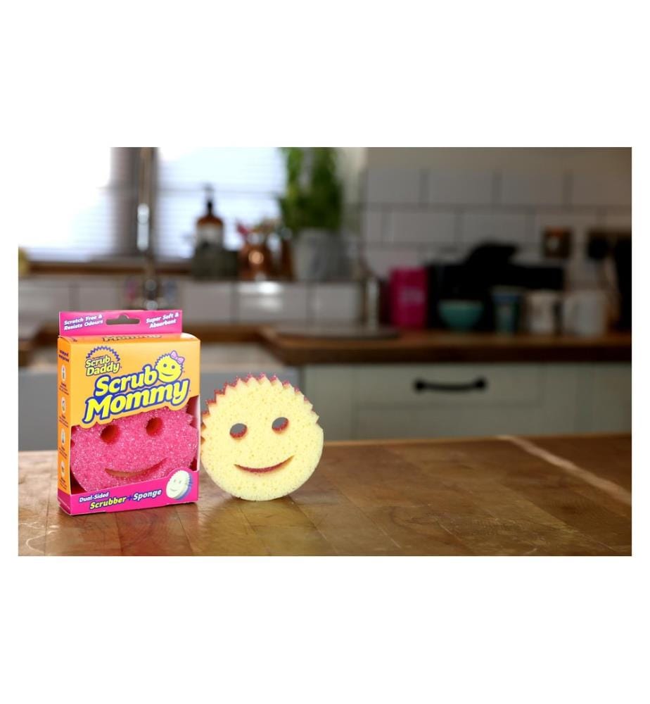 SCRUB DADDY - Scrub Mommy Éponge de nettoyage originale 1 pièce, rose