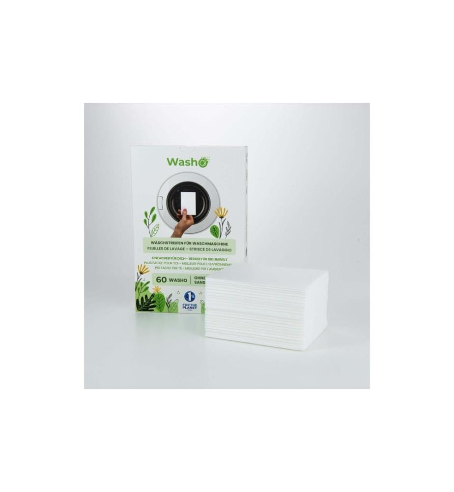 Washo - Bandes de lavage sans parfum 60 Pièce/s