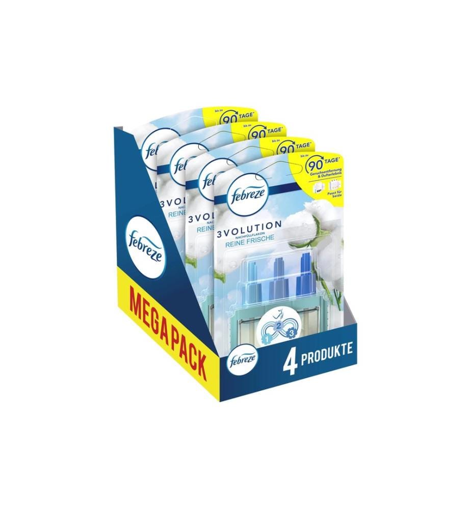 Febreze - 3 recharges de parfum Volution Fraîcheur pure, 80 ml