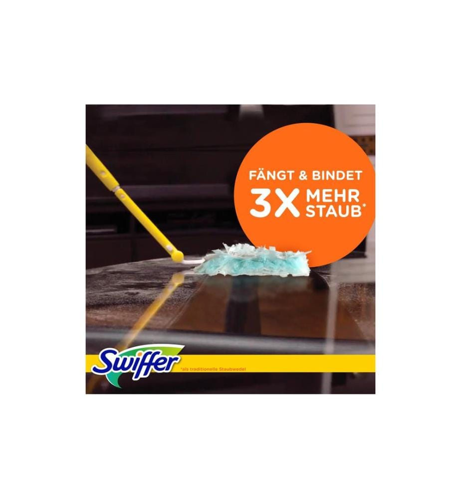 SWIFFER - Staubmagnet mit Hängevorrichtung XXL 2 Stück, Blau/Gelb
