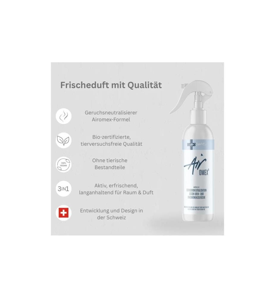 AirOMEX - Neutralisation des odeurs Incontinence 250 ml