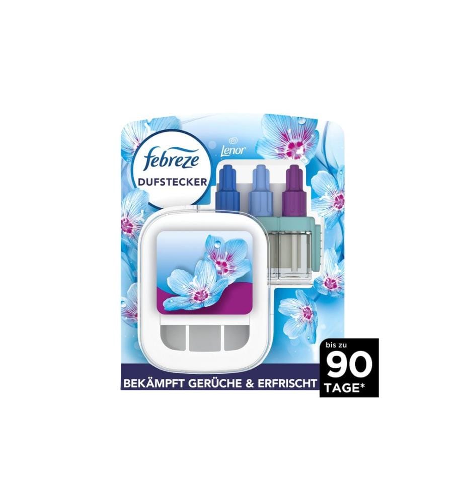 Febreze - Diffuseur de parfum 3 Volution, Lenor Fraîcheur d'avril