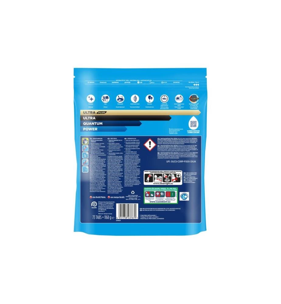 Finish - Détergent pour lave-vaisselle Power Megapack Citrus 73 Pièce/s