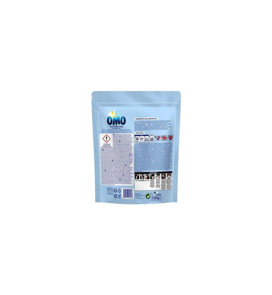 Omo - Détergent en pastilles Savon de Marseille 42 pièces