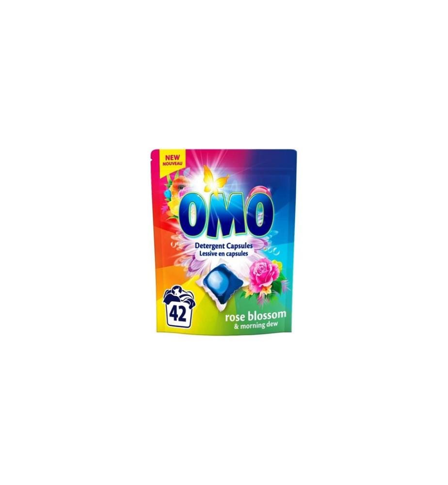 Omo - Waschmittel Kapseln Rosenblueten 4 Pack à 42 Stück