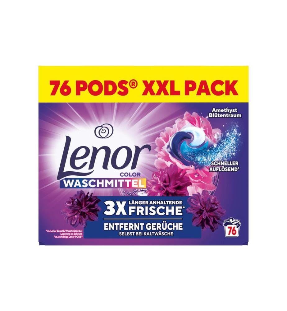 Lenor - Waschmittel Kapseln All-in-1 Pods Blütentraum 76 Stück