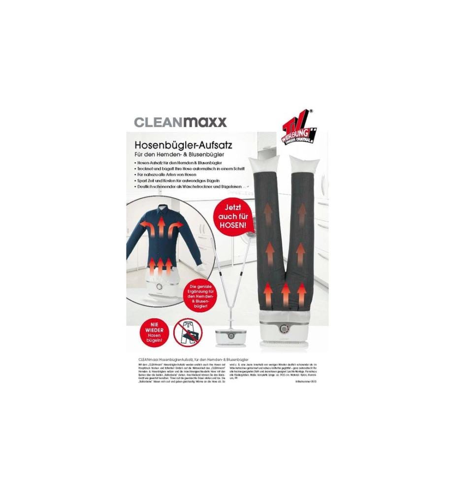 CLEANMAXX - Hemdenbügler Hosenaufsatz zu CLEANMAXX -
