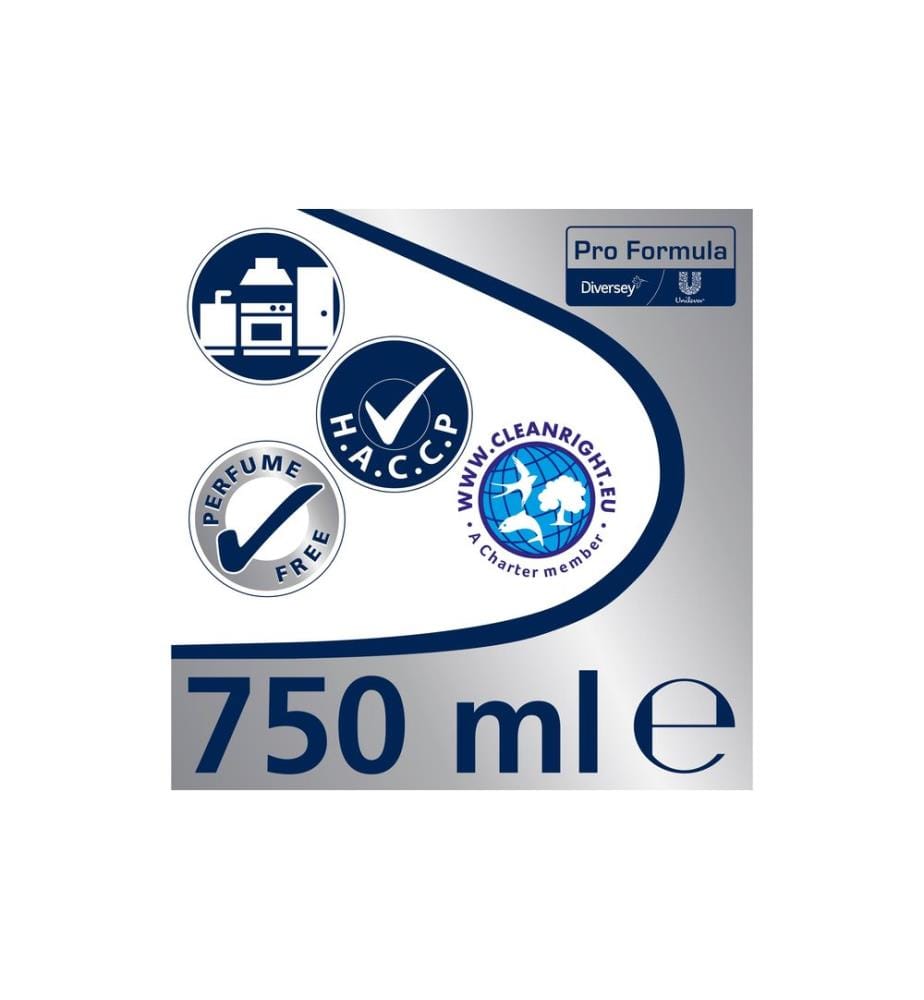 DIVERSEY PRO - Formula Cif Professional Edelstahl & Glas 0.75 l