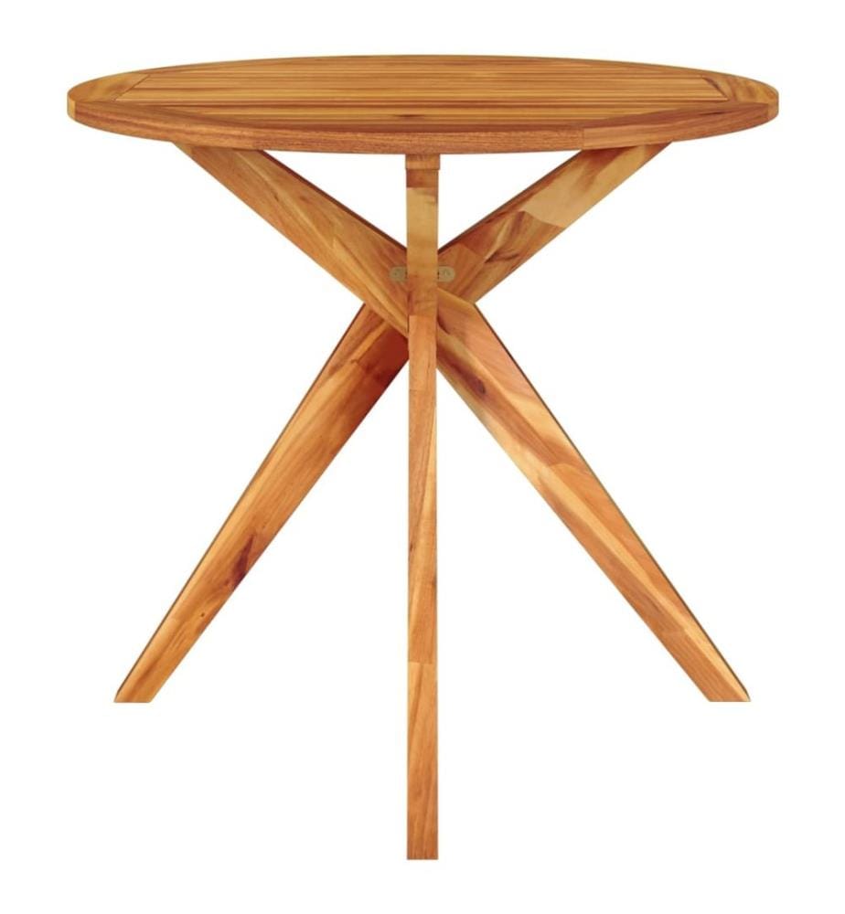 Garden table 85x85x75 cm solid acacia wood