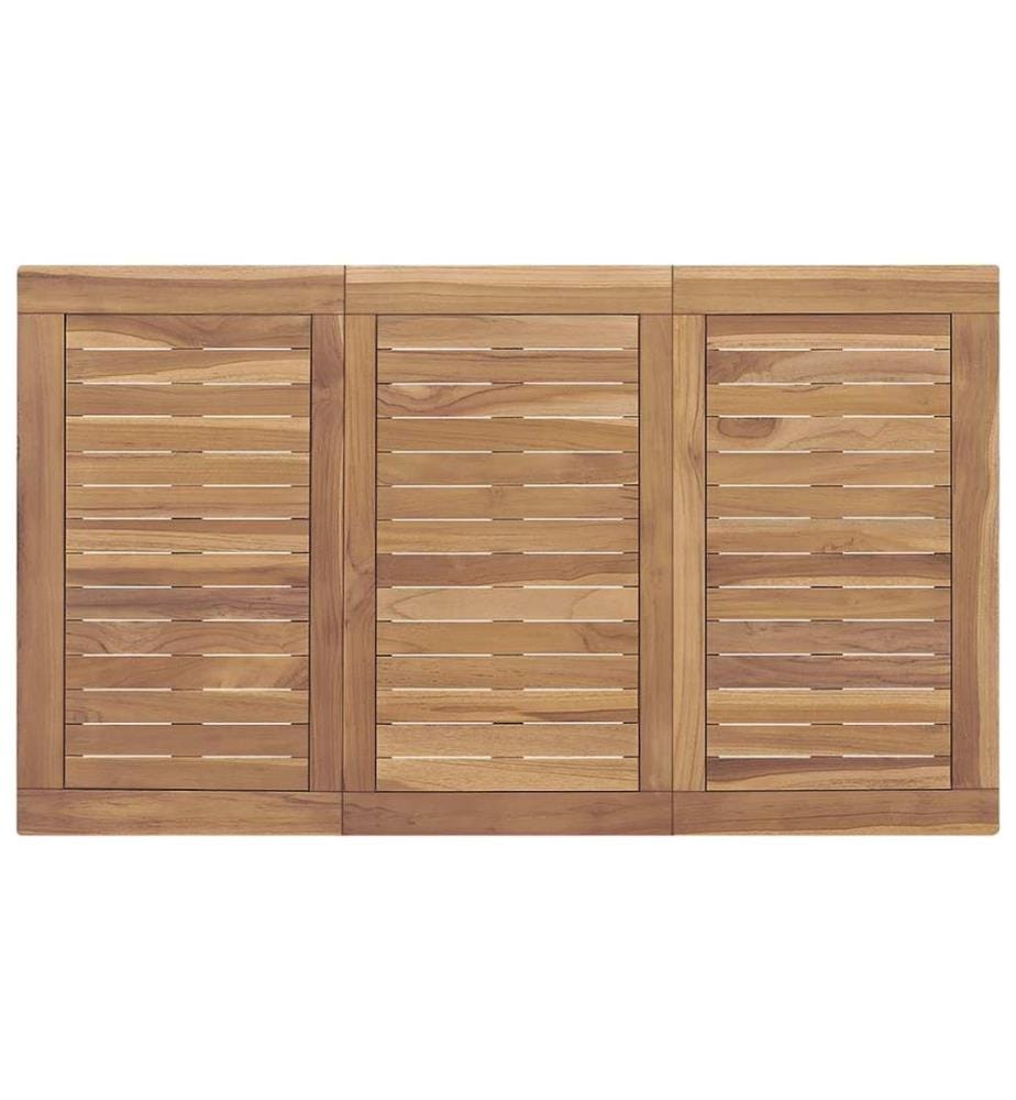 Garden Esstisch 120x70x77 cm Massiv Teakholz