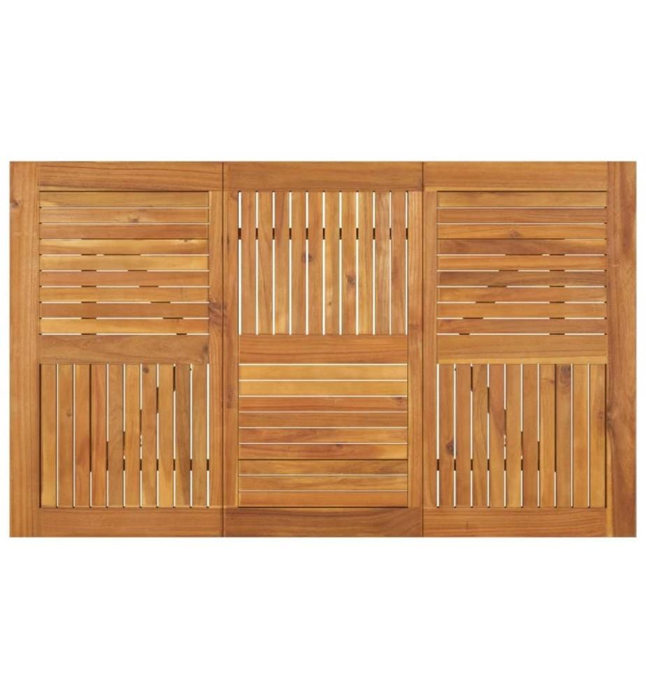 vidaXL Table de jardin 150x90x75 cm Bois d'acacia solide