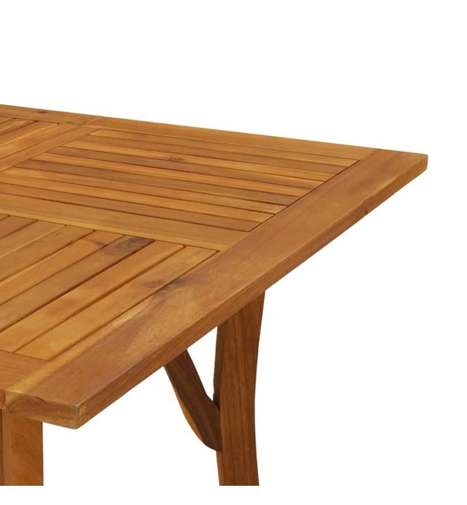 vidaXL Table de jardin 150x90x75 cm Bois d'acacia solide