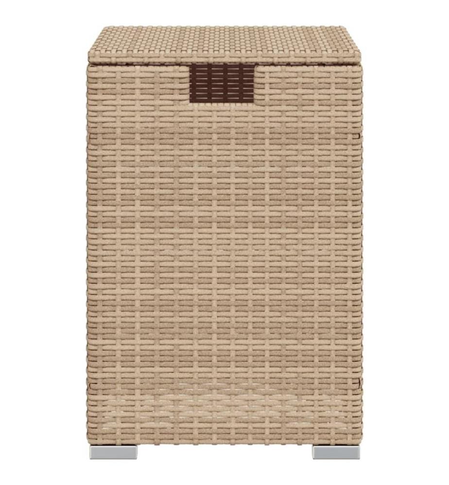 Table de couverture de bouteille de propane beige 40x40x60 cm