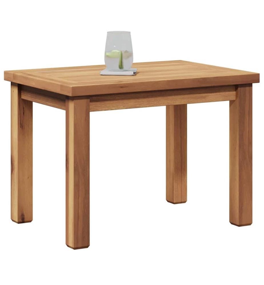 Coffee table Brown 50 x 35 x 36 cm Solid teak wood