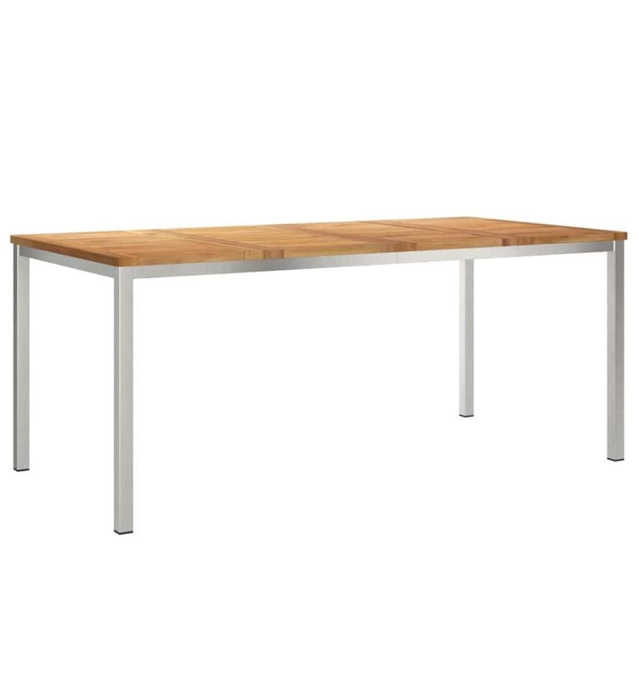 Dining Table Brown 180 x 90 x 75 cm Solid Teak Wood