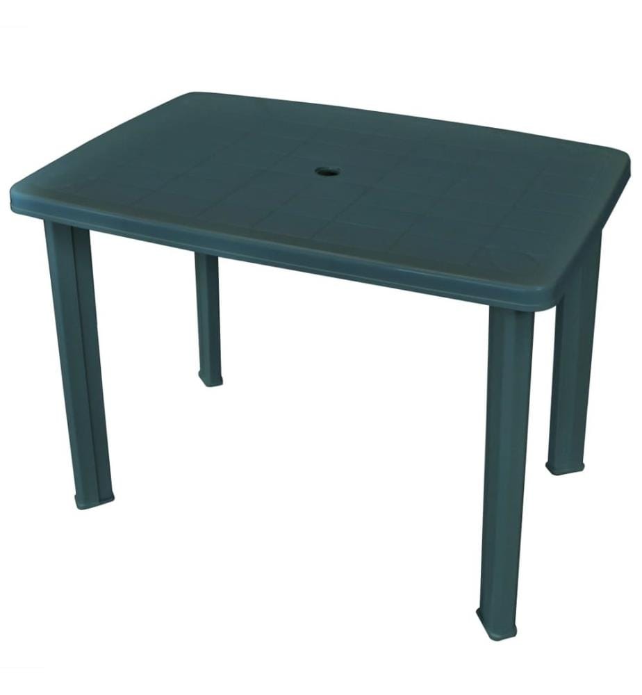 Gartentisch Grün 101x68x72 cm Kunststoff