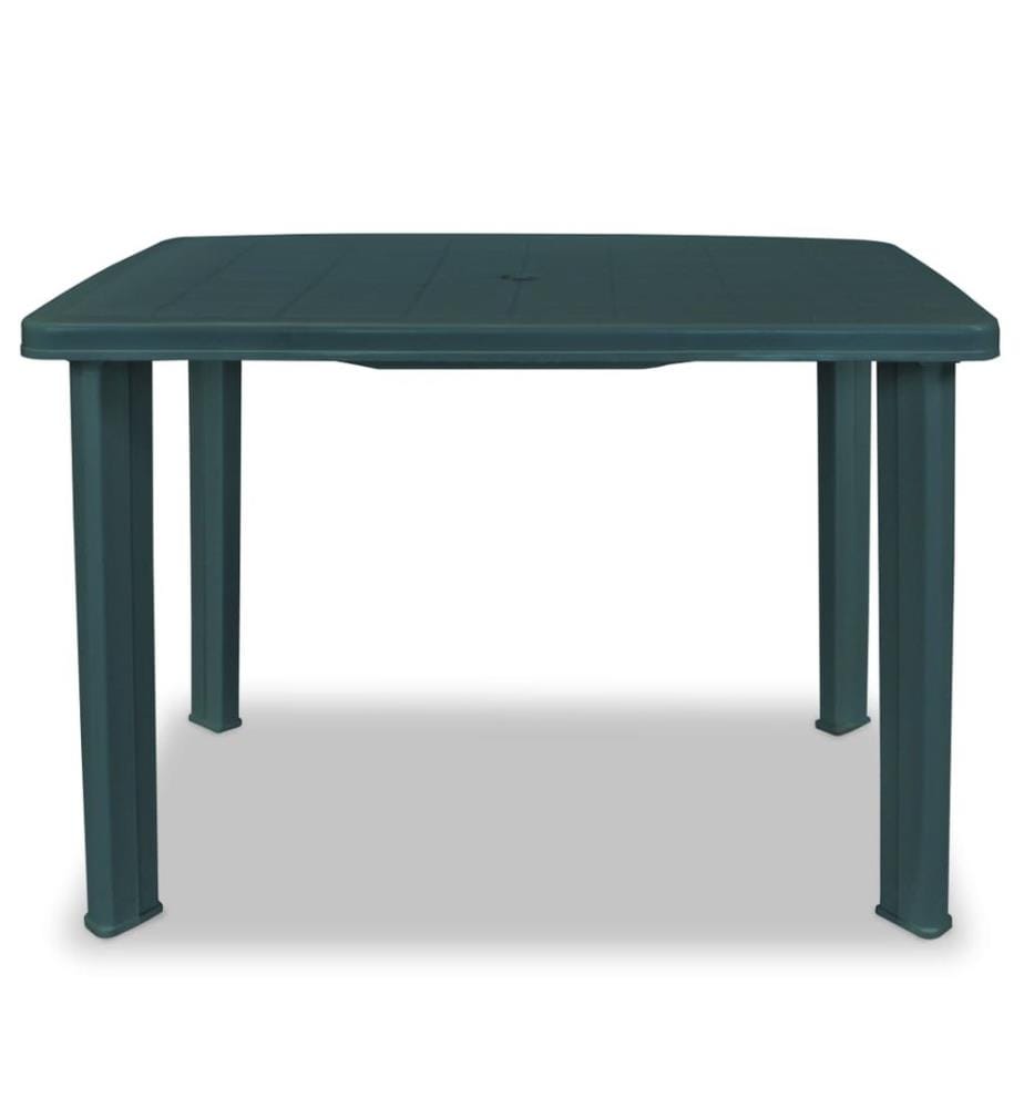 Gartentisch Grün 101x68x72 cm Kunststoff