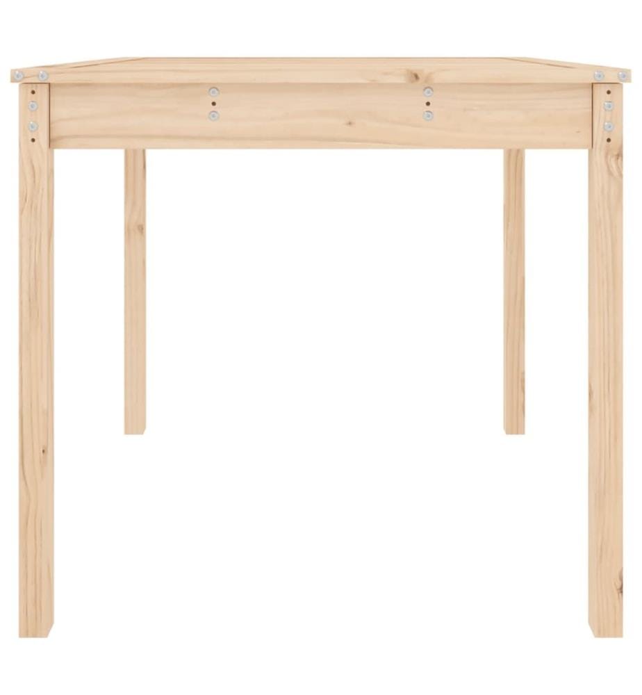 Garden table 82,5x82,5x76 cm solid pine wood