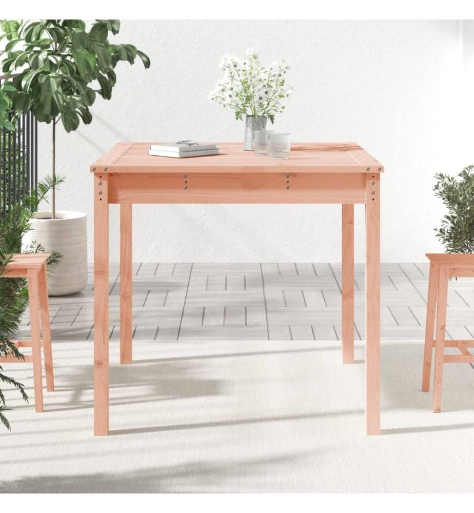 Garden table 82,5x82,5x76 cm solid Douglas wood