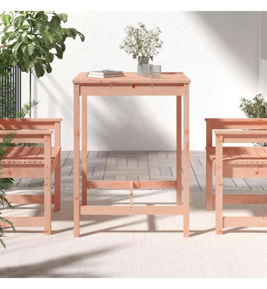 Gartentisch 82,5x82,5x110 cm Massivholz Douglasie