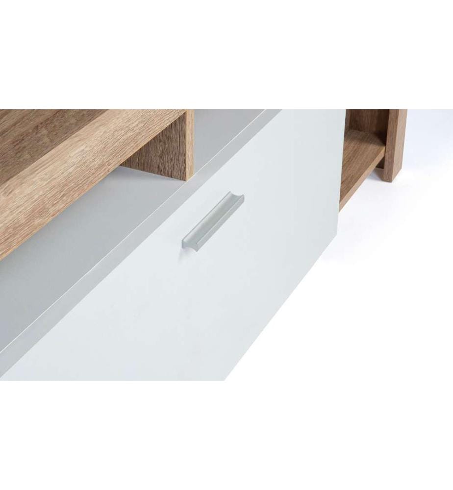 TV-Möbel Maryse 110 x 40 x 45 cm - Holz & Weiss