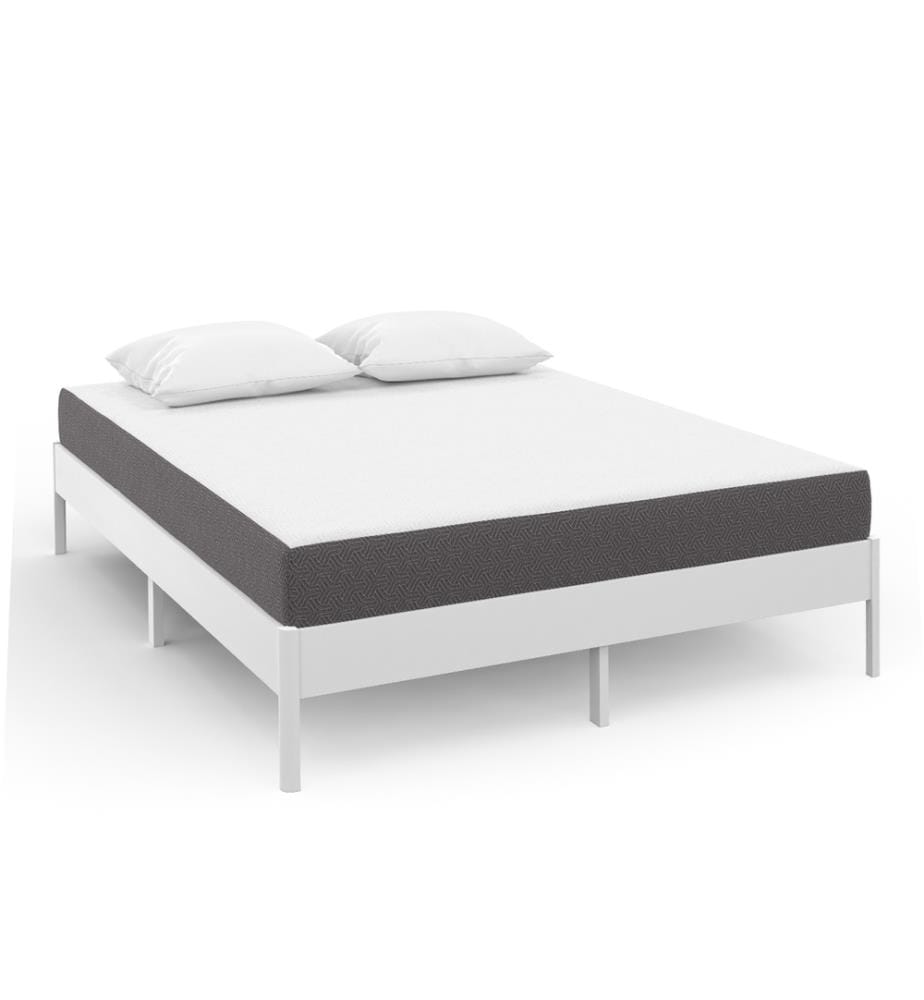 Matelas mémoire de forme épaisseur 20cm blanc et gris 160x200cm