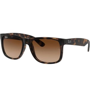 Ray-Ban - Lunettes de soleil Justin Caoutchouc Light Havana