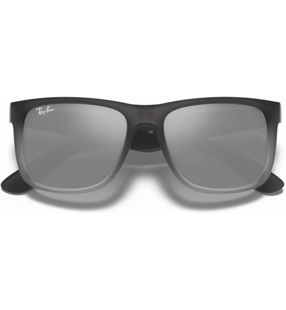 Ray-Ban - Lunettes de soleil Justin Gris caoutchouc