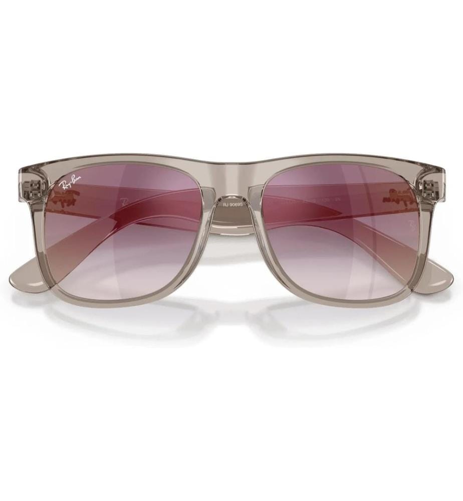 Ray-Ban - Lunettes de soleil pour enfants Junior Justin Transparent/gris