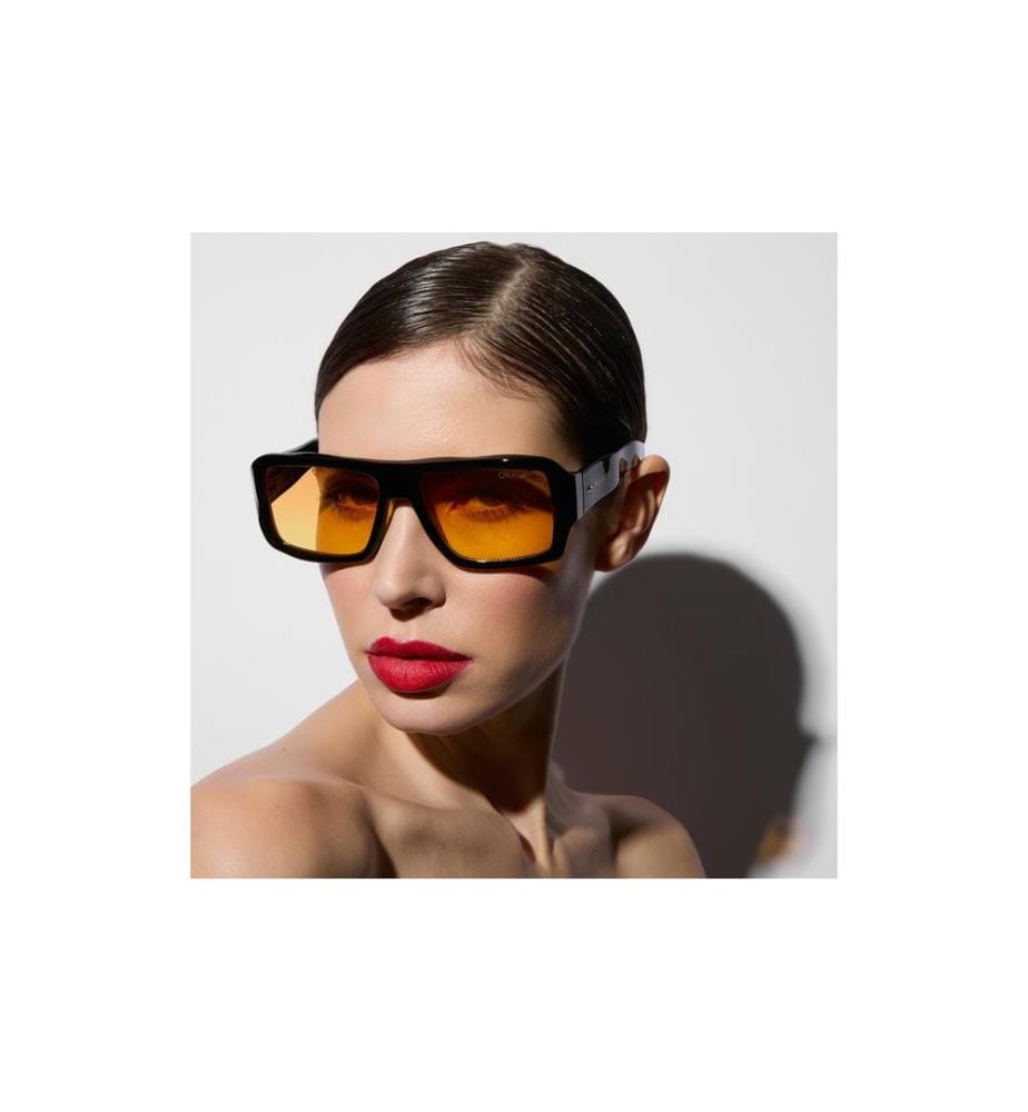 OKKIA - Lunettes de soleil Seletti Kansas Lentille à gradient noir et jaune