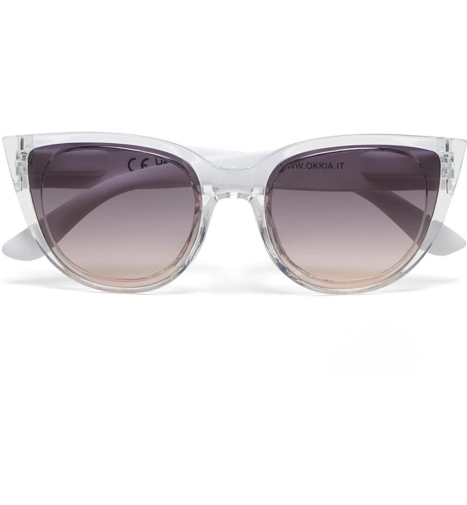 OKKIA - Lunettes de soleil Silvia Transparent, lentille noire