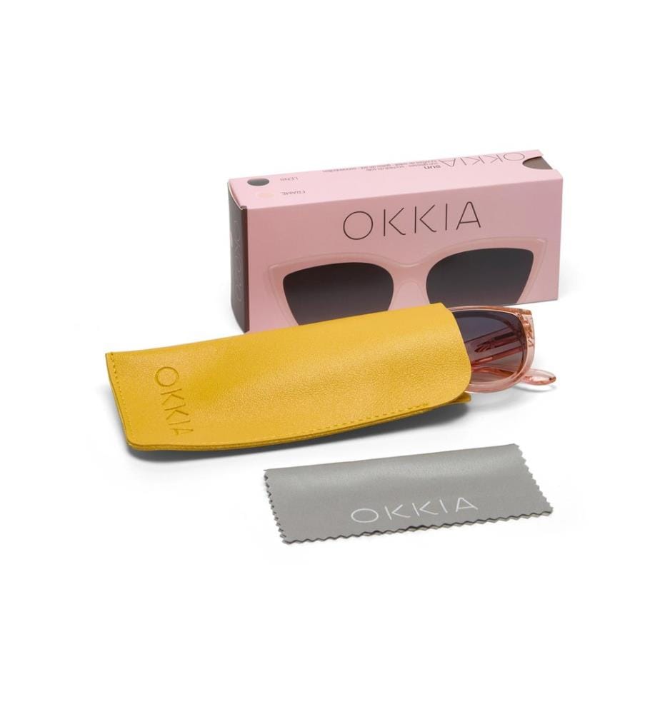 OKKIA - Lunettes de soleil Silvia Rose transparent