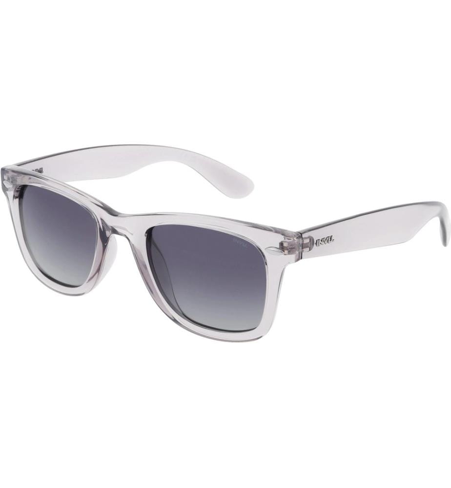 INVU. - Lunettes de soleil Bogota Transparent Grey, polarisées avec étui