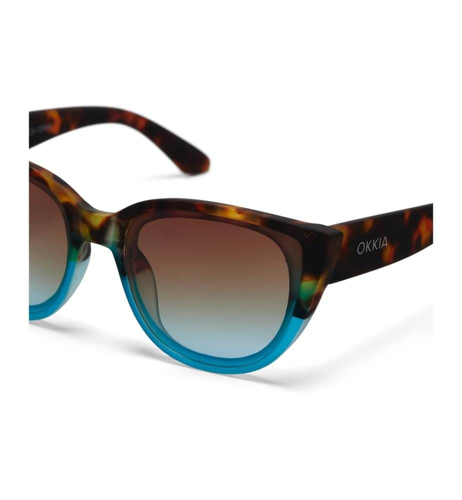 OKKIA - Lunettes de soleil Silvia Havana Blue
