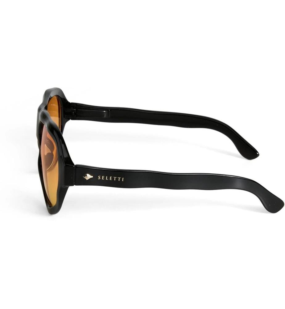 OKKIA - Lunettes de soleil Seletti Florida Lentille à gradient noir et jaune