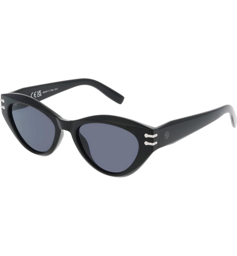 SMARTY - Lunettes de soleil Glarus Black/Silver, avec étui