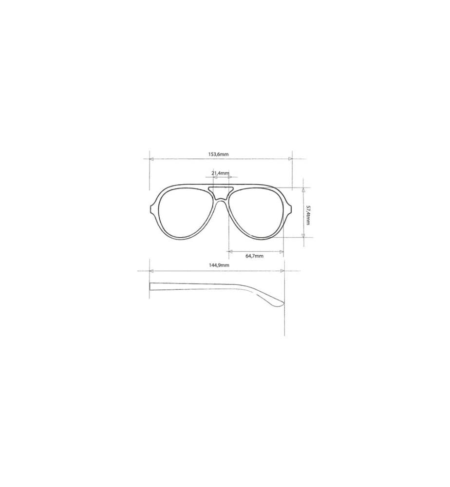 OKKIA - Lunettes de soleil Alessio Kale/Havana