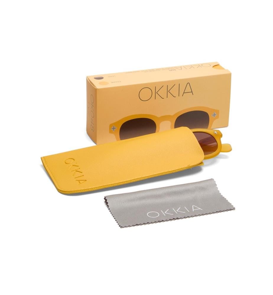OKKIA - Lunettes de soleil Milano Jaune translucide