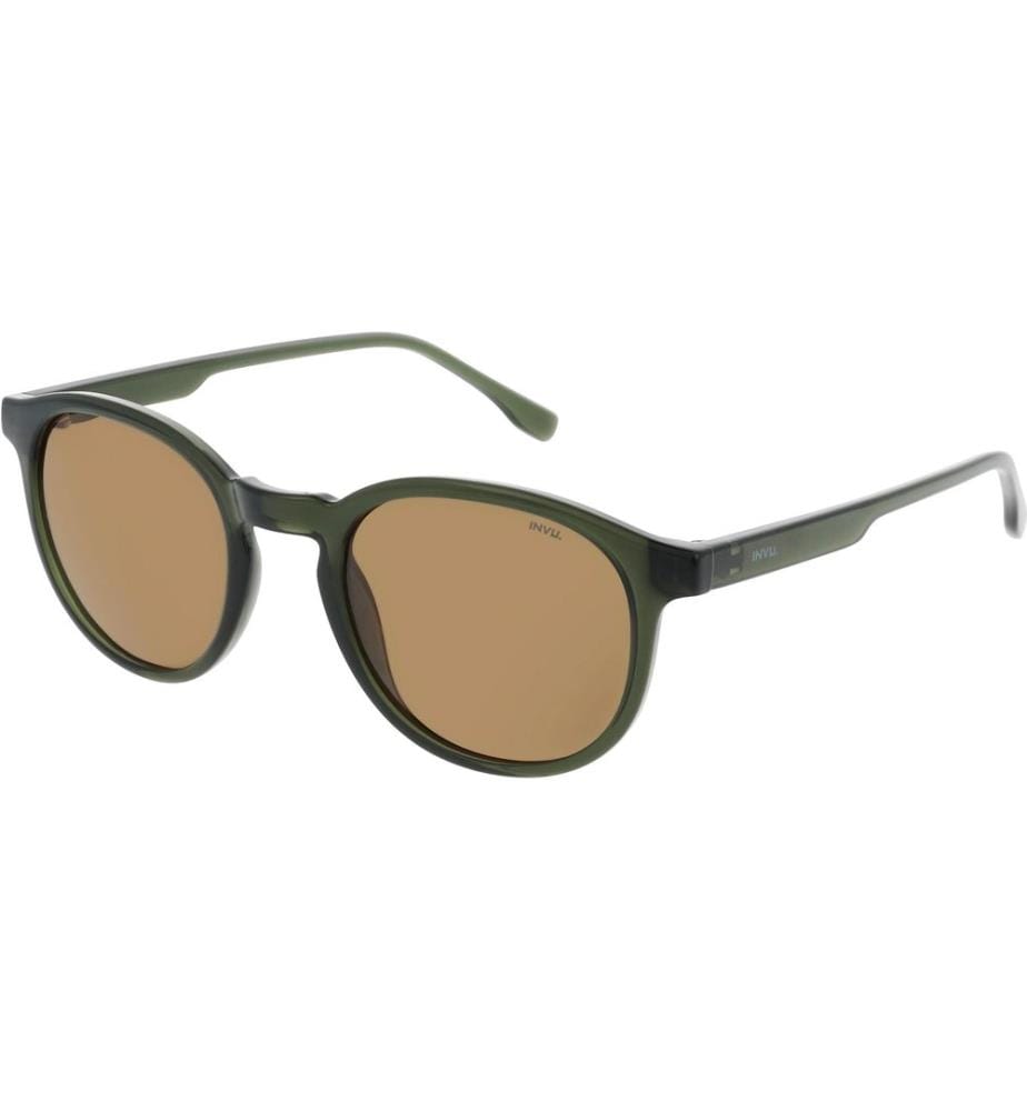 INVU. - Lunettes de soleil Santiago Dark Green, polarisées avec étui
