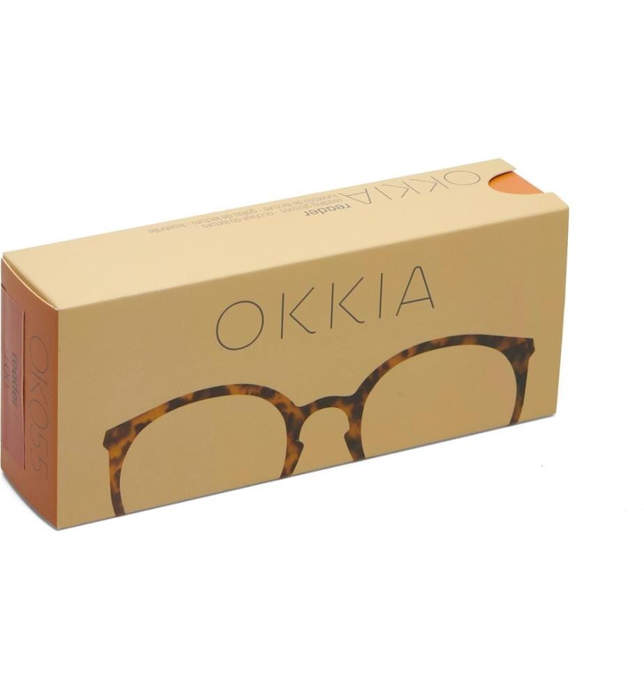 OKKIA - Lunettes de lecture Bologne Classic Havanna,  2,00