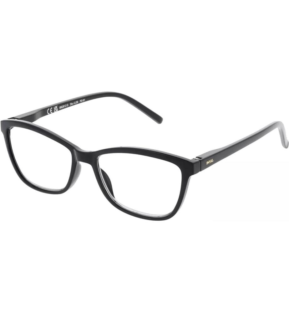 INVU. - Lunettes de lecture Morrison puissance +1.00, Black avec étui
