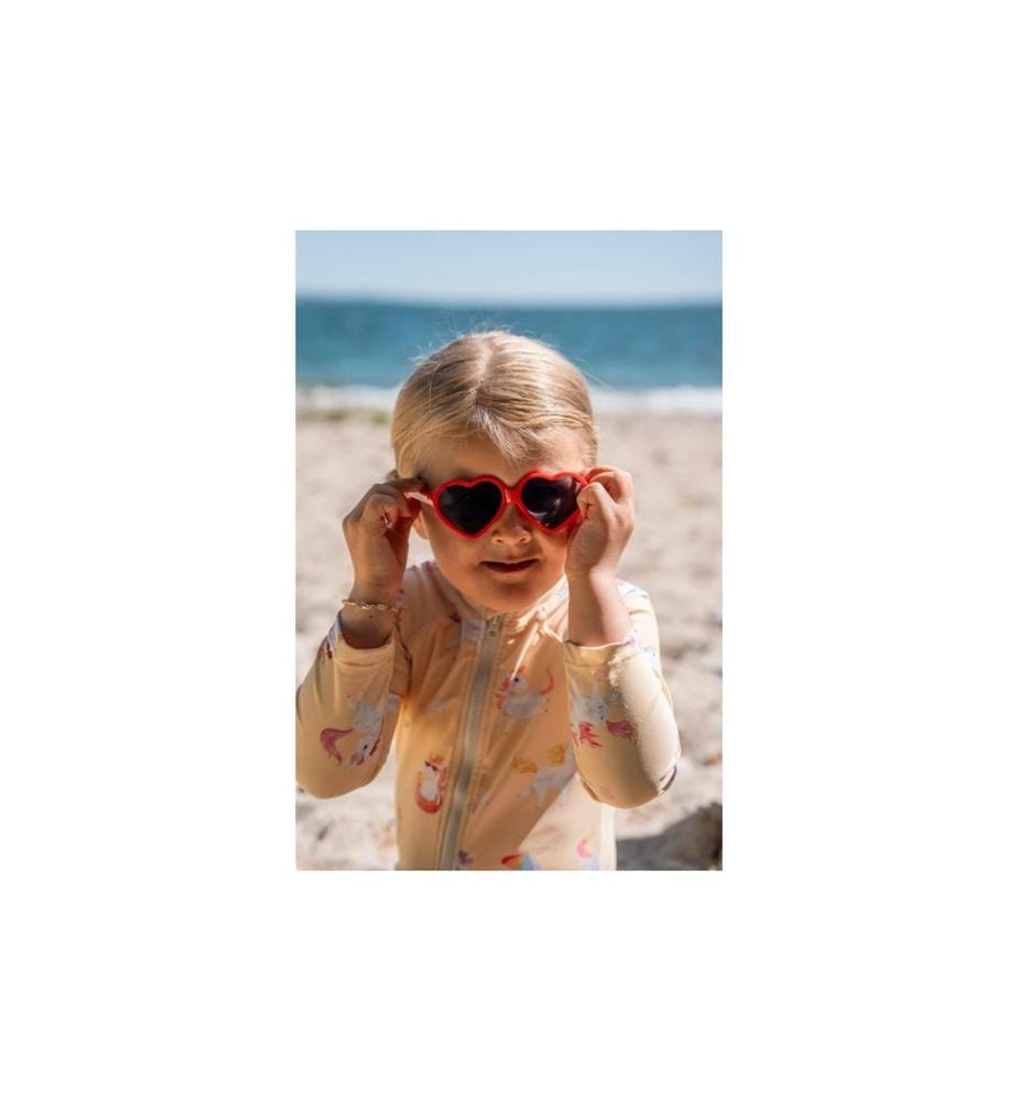Filibabba Lunettes de soleil enfant Coeur Warm Red