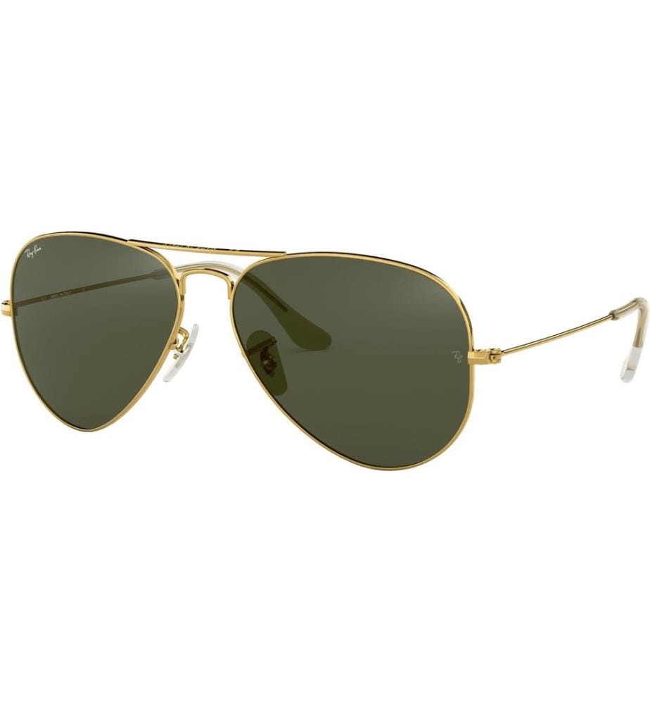 Ray-Ban Sunglasses Aviator Large Metal Arista, Gold/Green