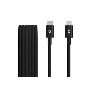 Apple Beats - USB-C auf USB-C gewebtes Kabel, schwarz, 60W 1.5 m
