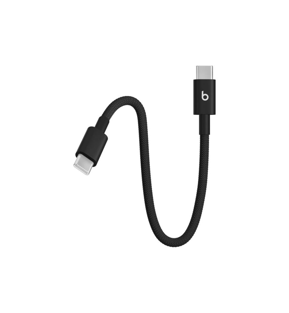 Apple Beats - USB-C auf USB-C gewebtes Kabel, schwarz, 60W 0.2 m