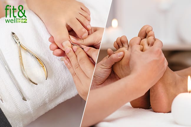 Fussreflexzonenmassage und kosmetische Pédicure