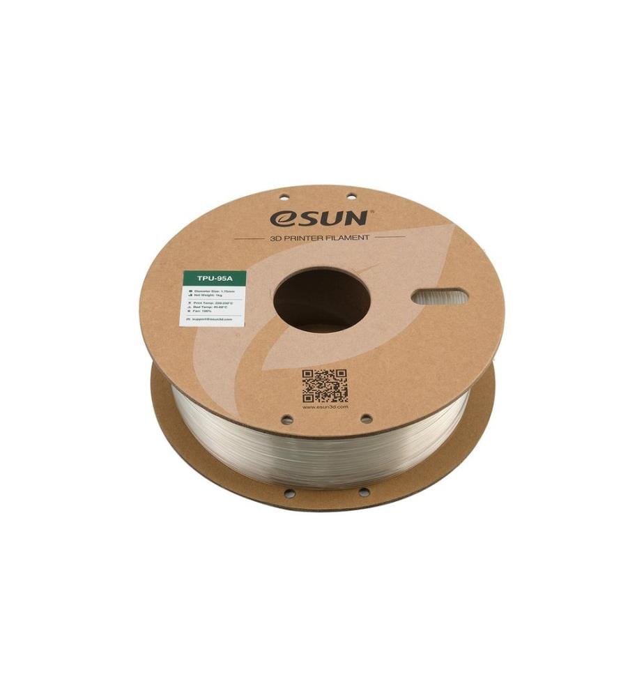 eSun - Filament TPU-95A Transparent 1.75 mm 1 kg